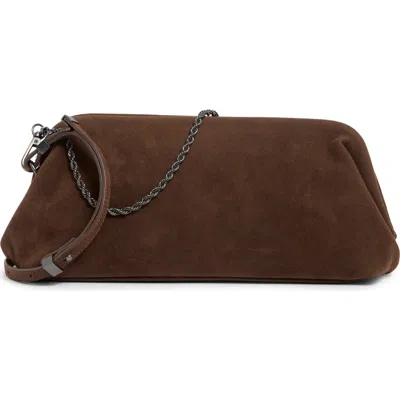 Bcbg East/west Shoulder Bag In Chocolate