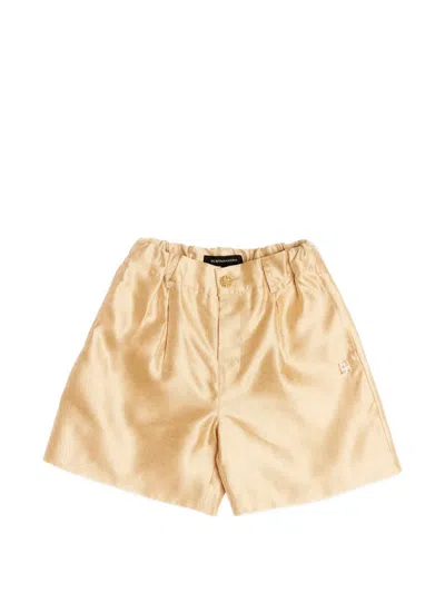 Bcbg Kids' Elasticated Logo Shorts In Neutral