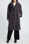 Bcbg Faux Fur Coat In Gray