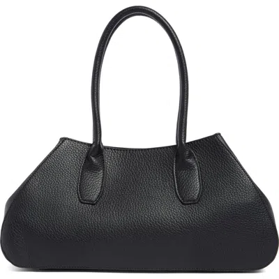 Bcbg Faux Leather Top Handle Satchel In Black