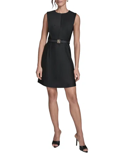 Bcbg Fit And Flare Dress In Black