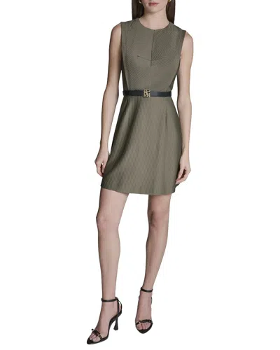 Bcbg Fit And Flare Dress In Gray
