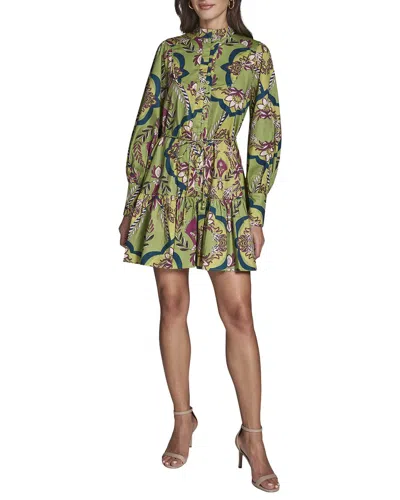 Bcbg Fit And Flare Dress In Green