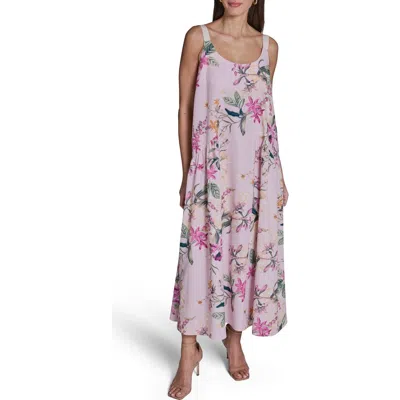 Bcbg Floral Maxi Sundress In Pink