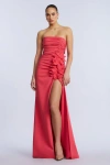 Bcbg Flower Detail Gown In Pink
