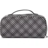 Bcbg Fold Out Cosmetic Case In Black And White Dots