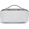 Bcbg Fold Out Cosmetic Case In Silver Sparkle
