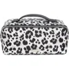 Bcbg Fold Out Cosmetic Case In Snow Leopard