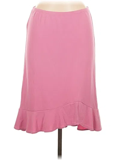 Pre-owned Bcbg Formal Skirt In Pink