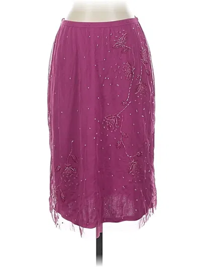 Pre-owned Bcbg Formal Skirt In Purple