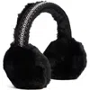 Bcbg Geo Faux Fur Earmuff In Black