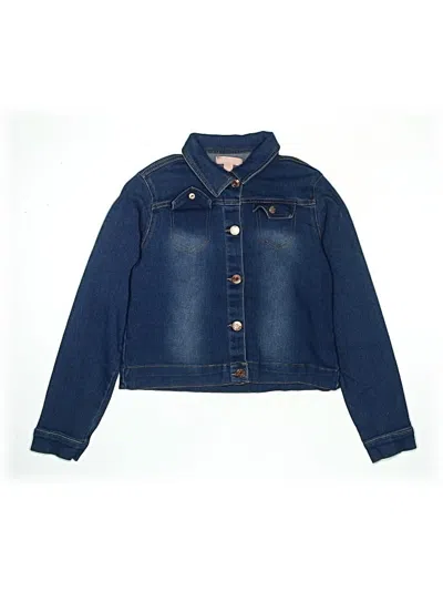 Pre-owned Bcbg Girls Kids' Denim Jacket In Blue