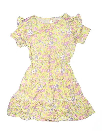 Pre-owned Bcbg Girls Kids' Dress In Yellow