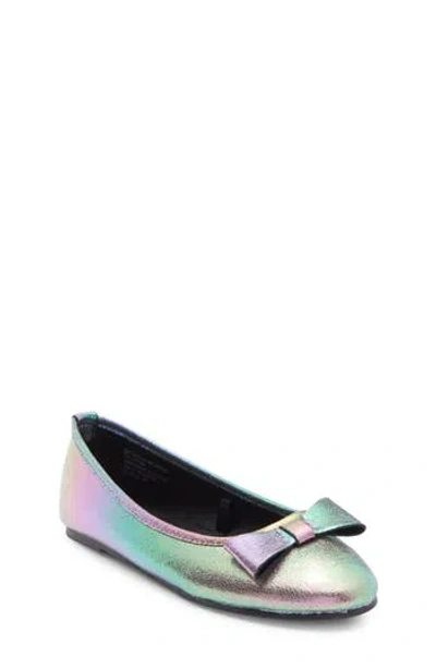 Bcbg Girls Kids' Tiffany Iridescent Ballet Flat In Multi