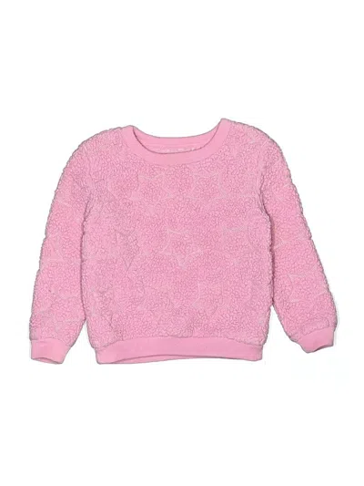 Pre-owned Bcbg Girls Kids' Pullover Sweater In Pink