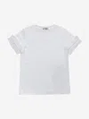 Bcbg Girls Ruffle Sleeve T-shirt In White