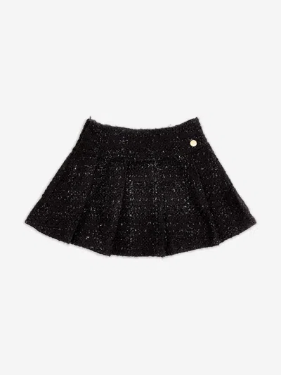 Bcbg Girls Tweed Skirt In Black