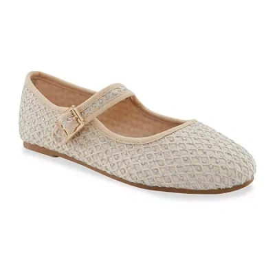 Bcbg Girls Twilight Little & Big Kid Girls Round Closed Toe Mary Jane Shoes In Neutral