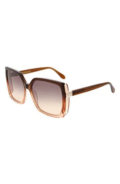 Bcbg Glam 60mm Gradient Square Sunglasses