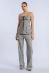 Bcbg Glen Plaid Pant In Multi