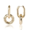 Bcbg Gold Link Drop Earrings In Gold