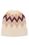 Bcbg Harbor Fair Isle Beanie In Neutral
