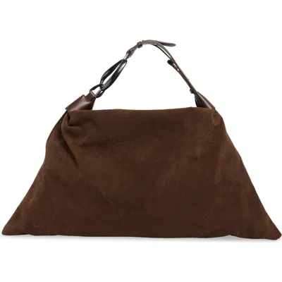 Bcbg Hardware Ring Hobo Bag In Brown