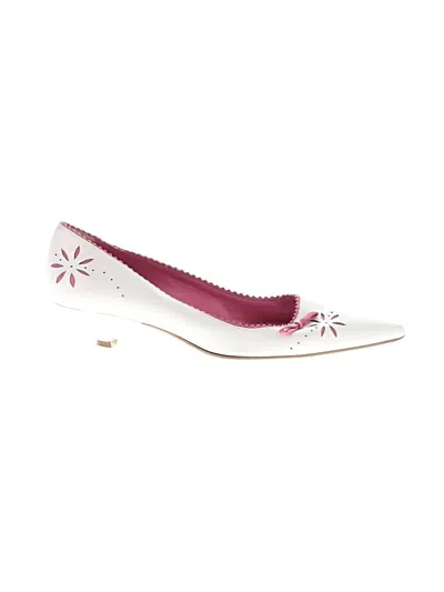 Pre-owned Bcbg Heels In White