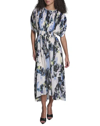 Bcbg High-low Dress In White