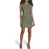 Bcbg Iconic Stretch Asymmetric Minidress In Green