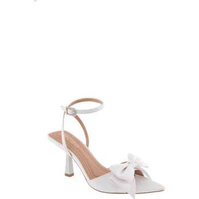 Bcbg Ilana Ankle Strap Sandal In White