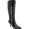 Bcbg Irina Pointed Toe Knee High Boot In Black
