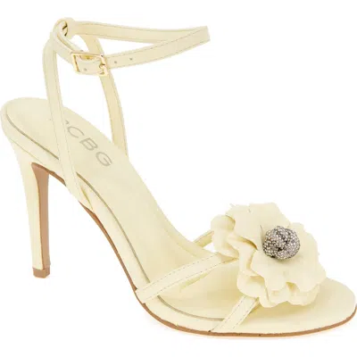 Bcbg Jaxtyn Ankle Strap Sandal In Gold
