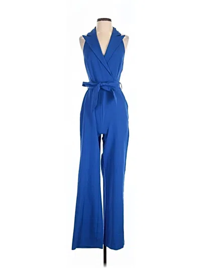Pre-owned Bcbg Jumpsuit In Blue