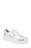Bcbg Katina Platform Sneaker In Silver