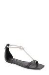 Bcbg Kelli Ankle Strap Sandal In Black