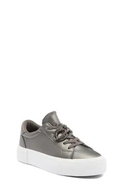 Bcbg Kids' Precious Platform Sneaker In Gunsmoke