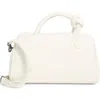 Bcbg Knot Handle Satchel Bag In White