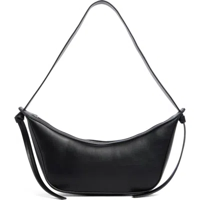 Bcbg Knotted Strap Sling Shoulder Bag In Black