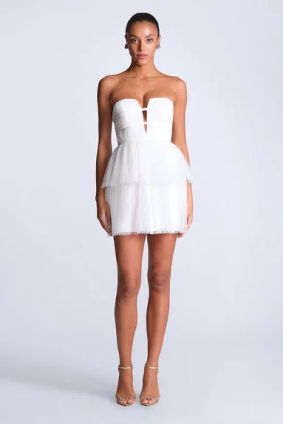 Bcbg Kristen Dress In White