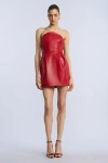 Bcbg Leather Mini In Red