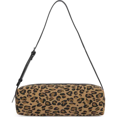 Bcbg Leopard Print Barrel Shoulder Bag