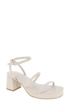 Bcbg Lissena Ankle Strap Platform Sandal In Stone