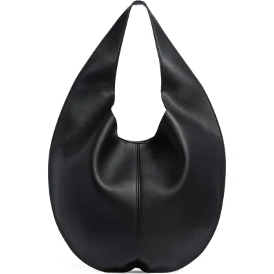 Bcbg Long Crescent Hobo Bag In Black