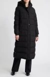 Bcbg Long Puffer Coat In Black