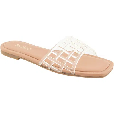 Bcbg Maria Clear Slide Sandal In Multi