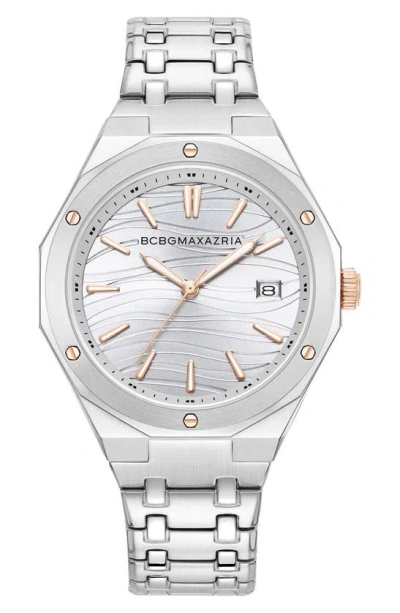Bcbg Max Azria 3-hand Quartz Bracelet Watch, 36mm In Metallic