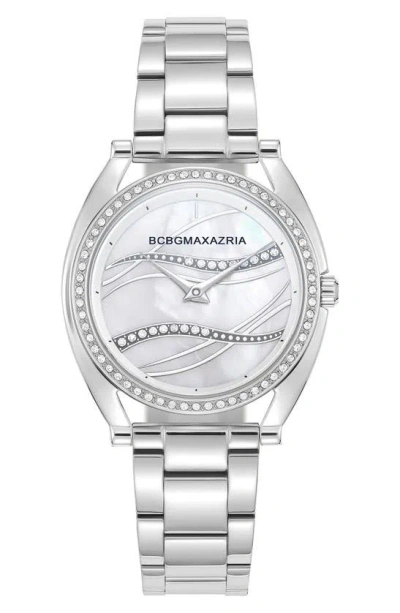 Bcbg Max Azria Classic Quartz Bracelet Watch, 33.8mm In Silver