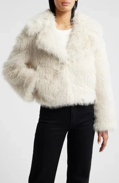 Bcbg Max Azria Faux Fur Crop Jacket