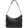 Bcbg Metal Keeper Strap Shoulder Bag In Black